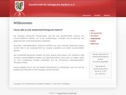 Gesellschaft f&uuml;r biologische Medizin