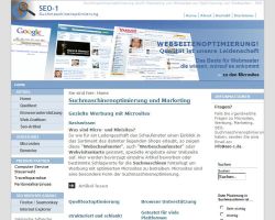 SEO Suchmaschinenoptimierung